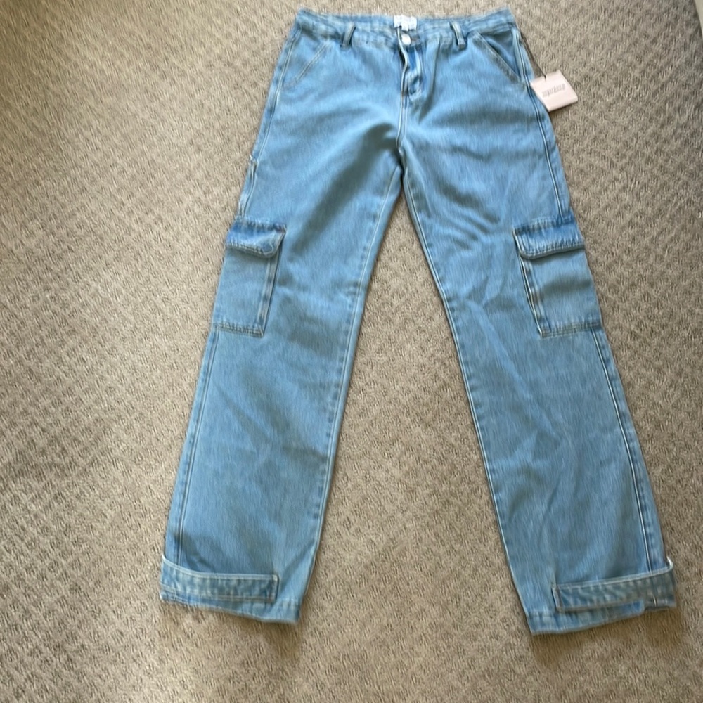 NWT superdown denim cargo size 25